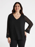 Bluse mit Viskose LENZING™ ECOVERO™ image number 2