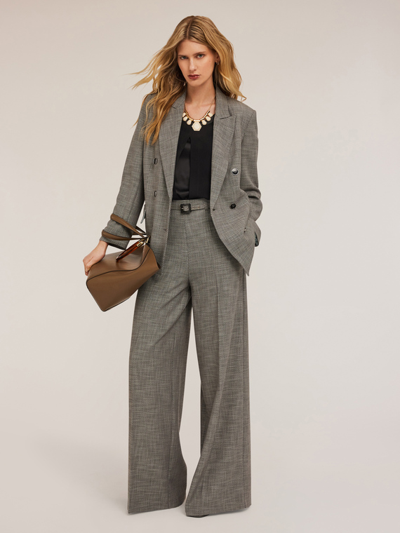 Pantalon large avec petite ceinture