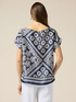 Blusa in raso fantasia image number 1