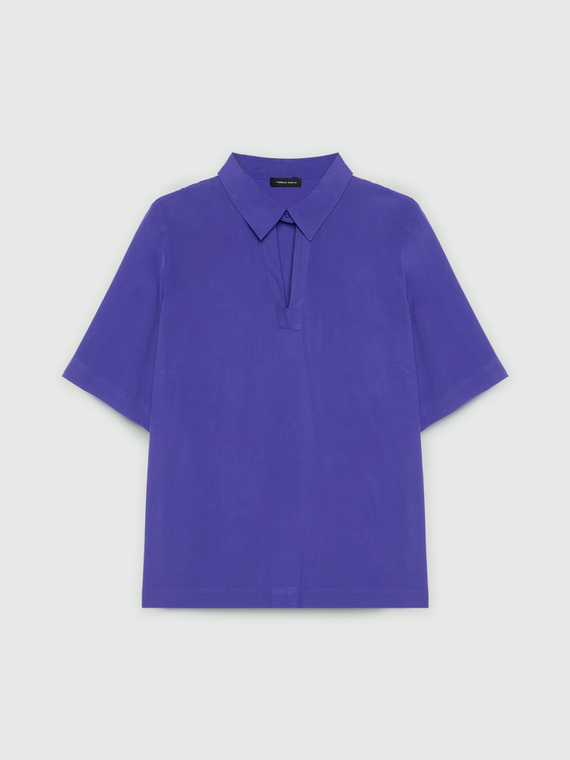 Bluse aus Viskose LENZING™ ECOVERO™