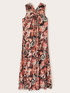 Long dress with ethnic pattern image number 4