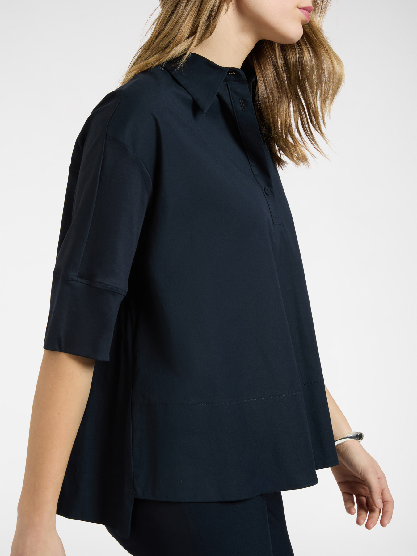 Boxy-Bluse mit Dreiviertel&auml;rmeln image number 3