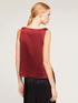 Satin v-neck top image number 1