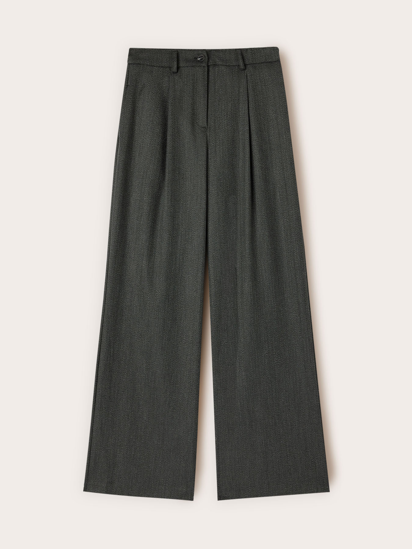 Pantalon palazzo en fil teint image number 0