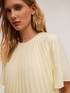 Blouse plissée en georgette image number 3