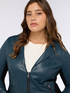 Biker jacket with stretch fabric inserts image number 3
