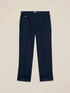 Chinos en lin avec revers image number 4