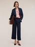 Cropped-Hose aus Denim-Lyocell-Gemisch image number 0
