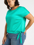 Bluse mit Viskose LENZING™ ECOVERO™ mit Knoten am unteren Saum image number 2