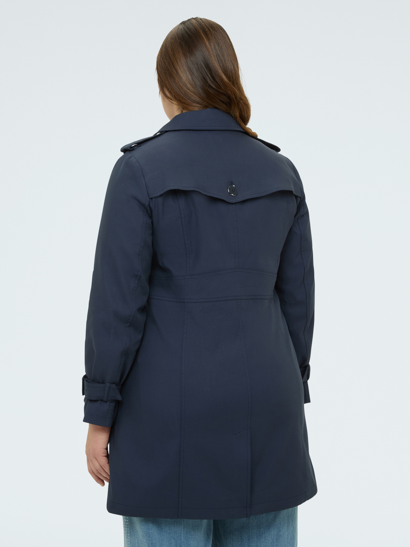 Double-breasted trench coat image number 2