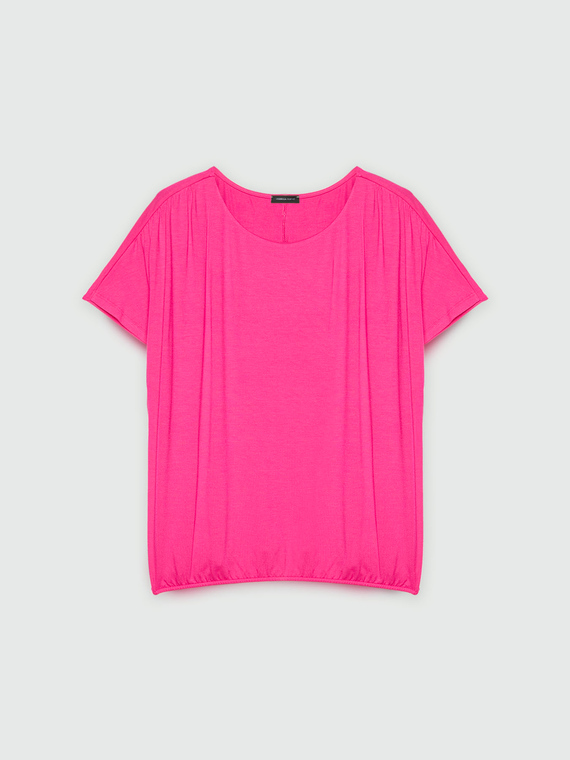 T-shirt avec élastique en bas