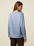 Blusa in raso a righe image number 1