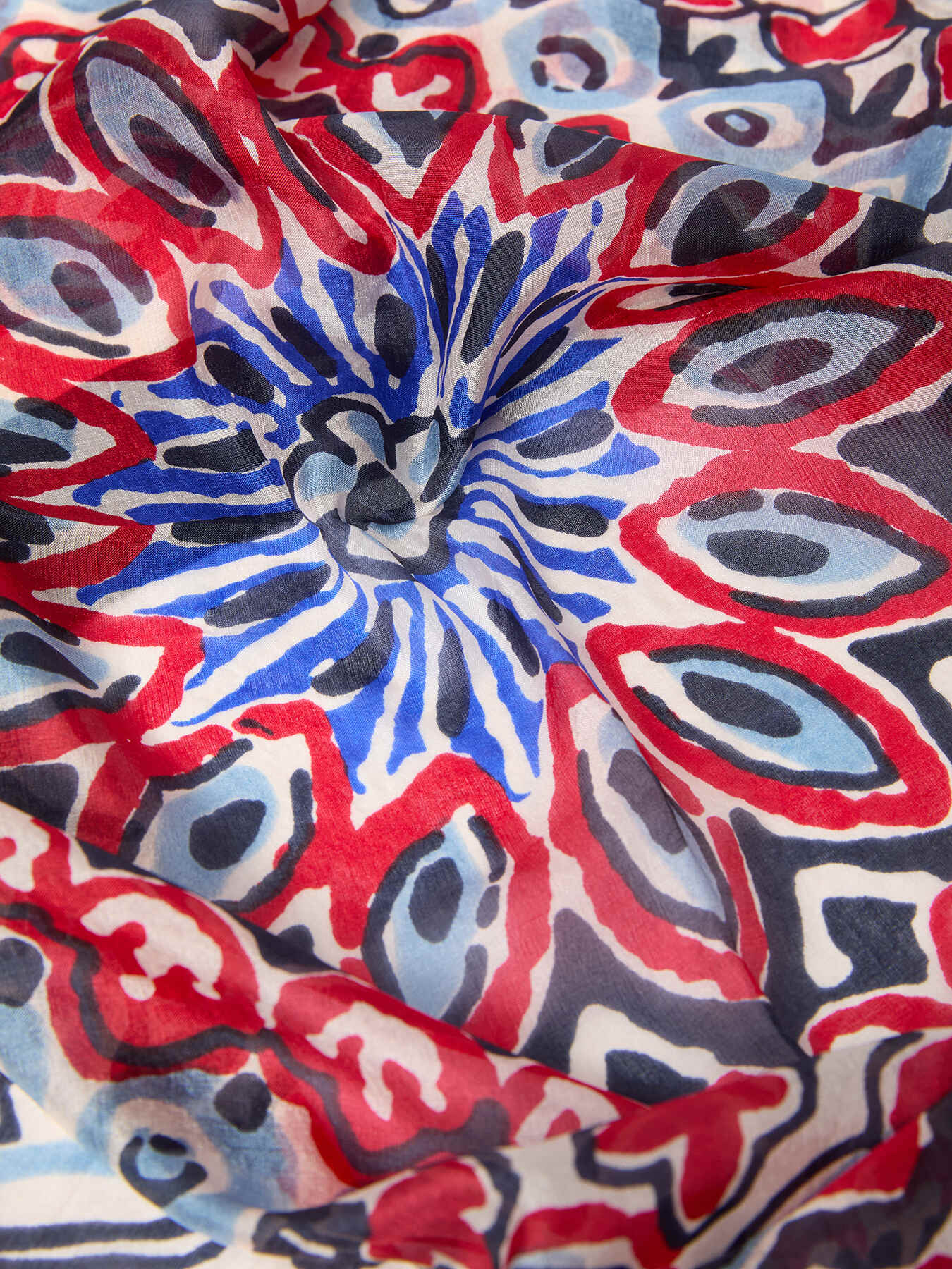 Foulard stampato in seta image number 2