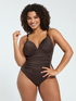 One-piece swimsuit with ruching on the side image number 3