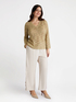 Melierter Pullover mit V-Ausschnitt image number 1