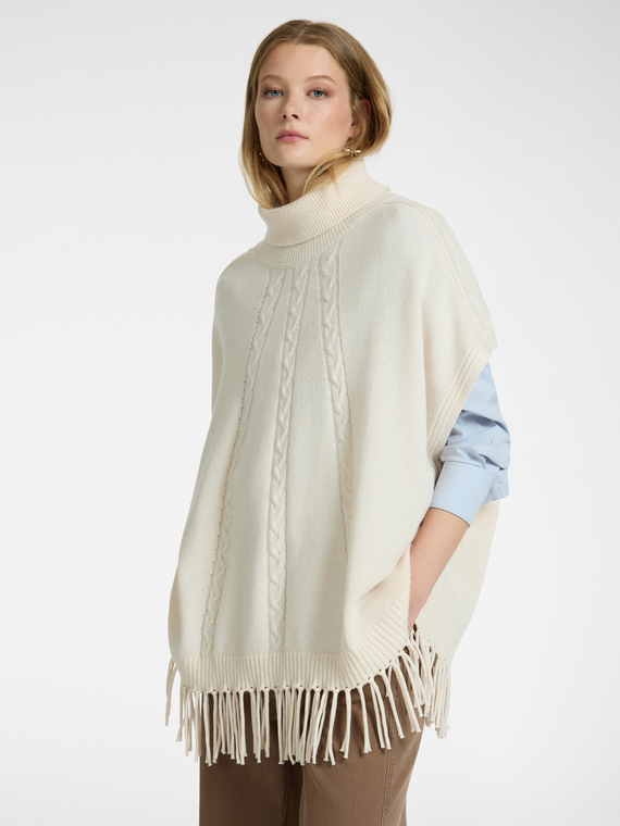 Pure wool cape