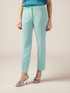 Trousers with satin detail image number 3