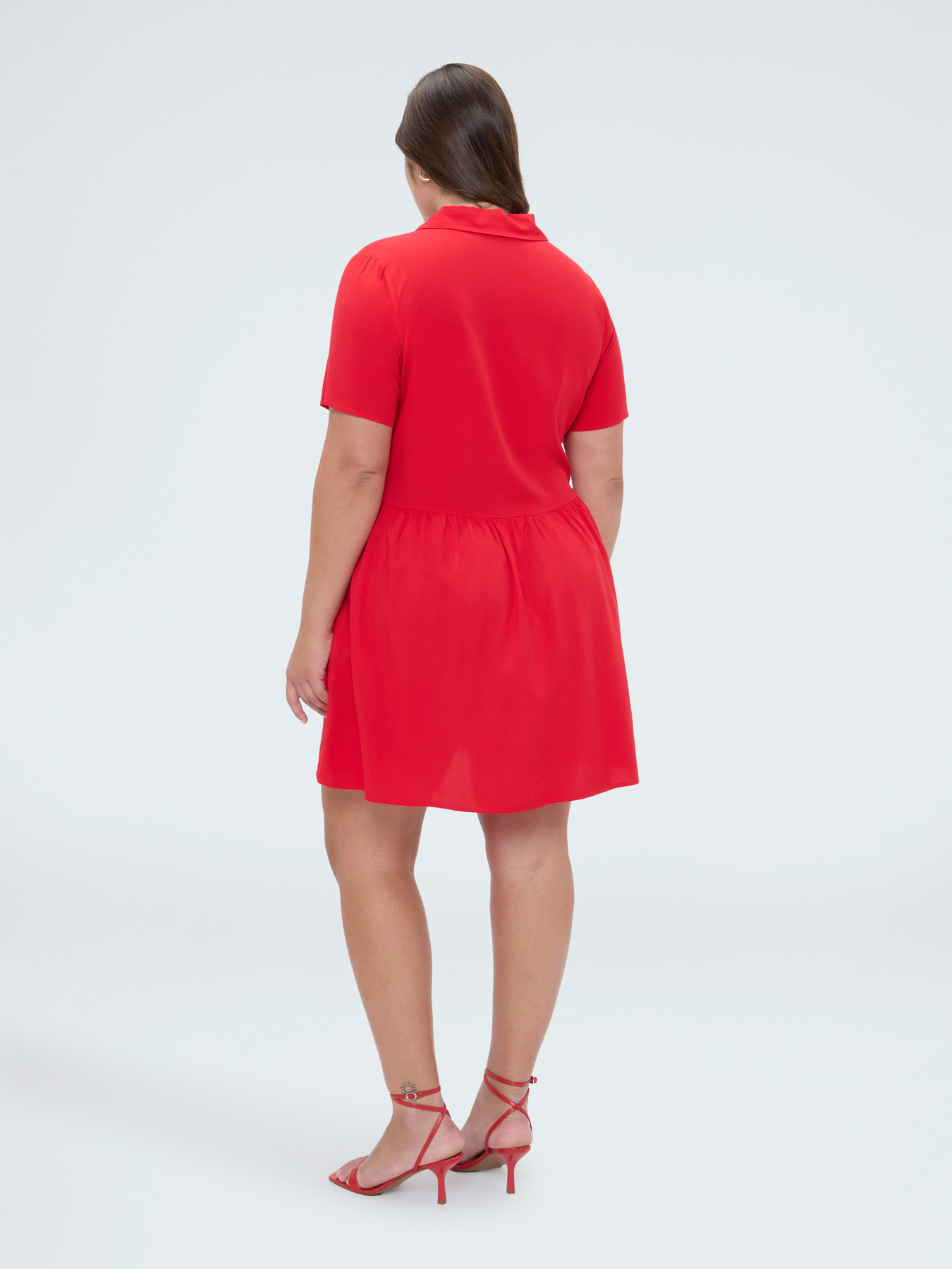 Smile Kurzes Kleid aus Musselin image number 1