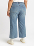 Cropped-Jeans mit Bordüren, die mit Mikrorissen und Pailletten verziert sind image number 1