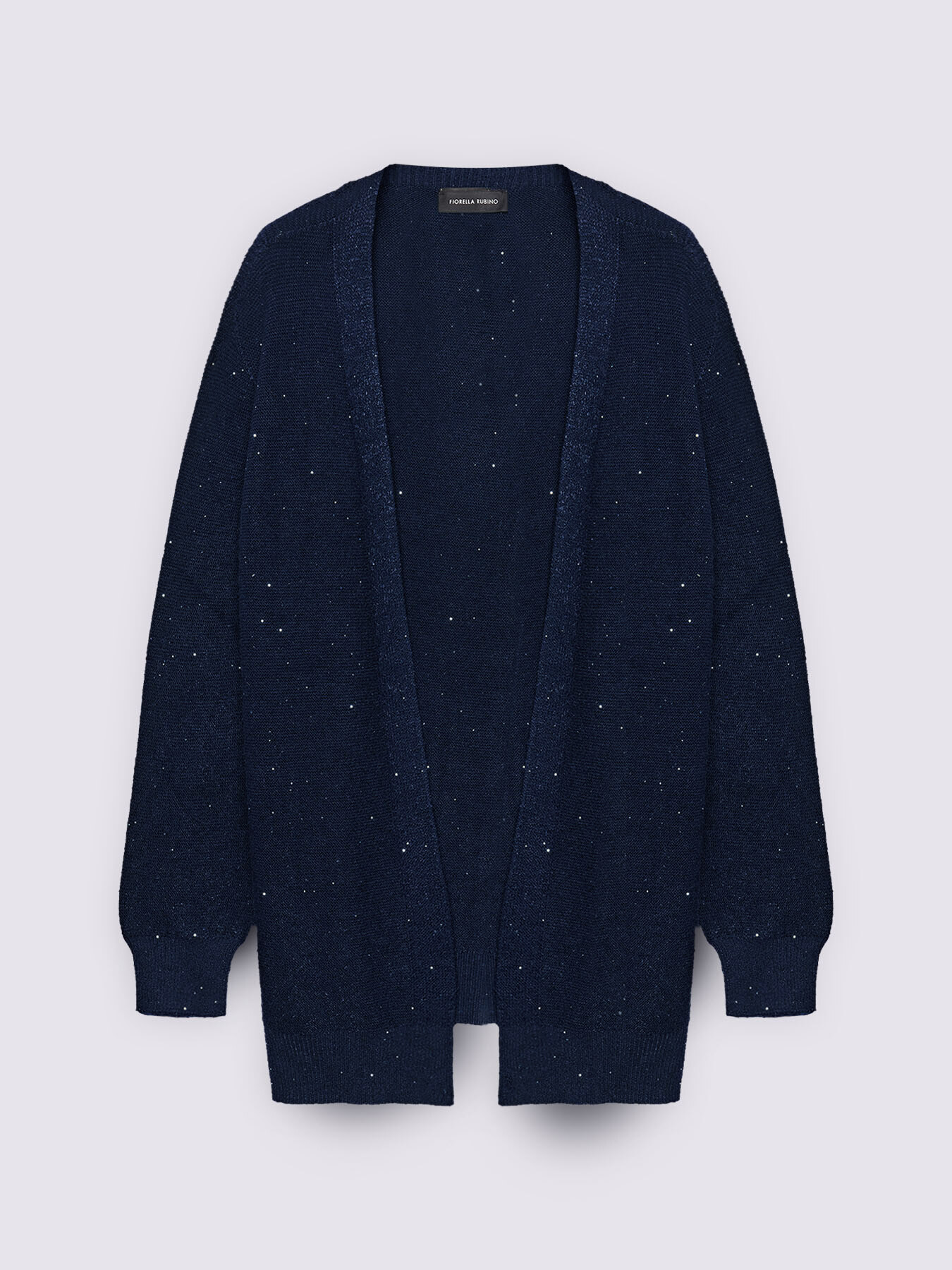 Cardigan long &agrave; paillettes image number 4