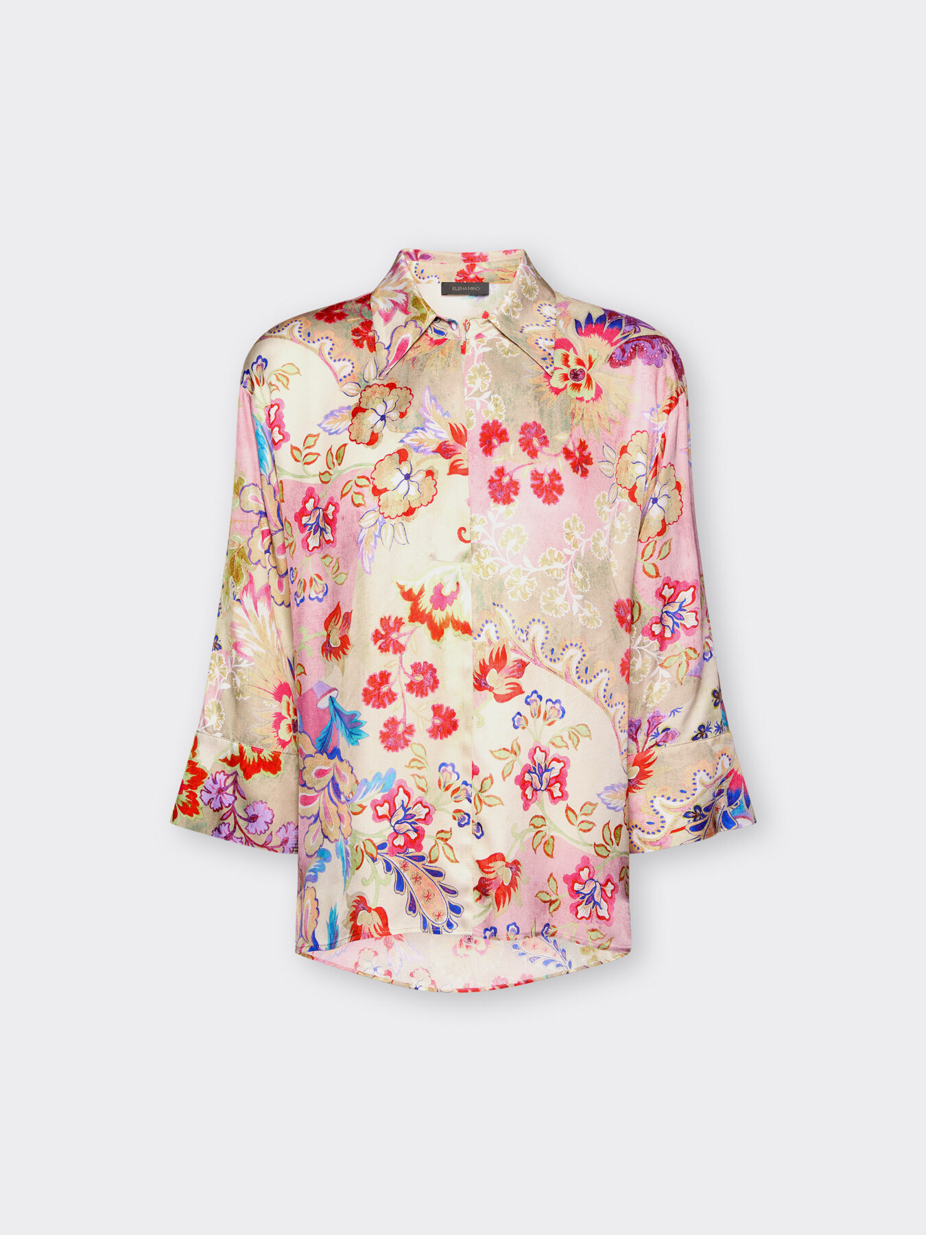 Camisa de viscosa estampada image number 4