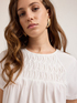 Poplin crafted blouse image number 3