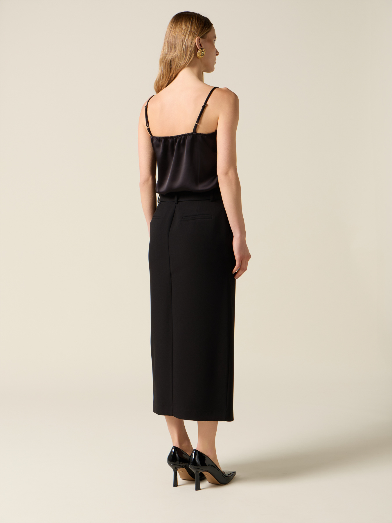 Robe fourreau bimatière image number 1