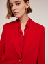 Veste à simple boutonnage en crêpe image number 3
