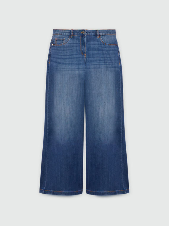 Jeans mit weitem Bein