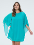 Kleid aus Georgette mit Maxi-Kimono&auml;rmeln image number 0