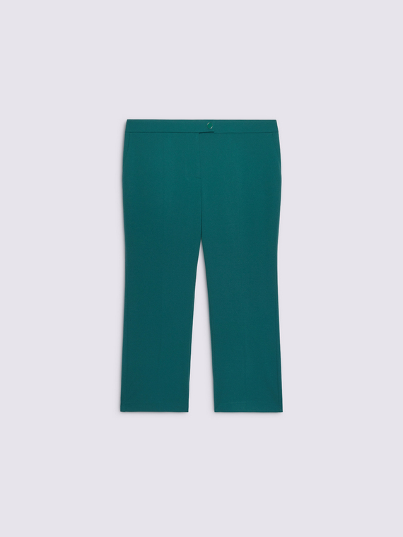 Kick flare pants in stretch fabric