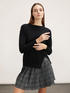 Pull oversize à motif nœud image number 0