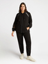 Sweatshirt with mesh inserts and rhinestones image number 1