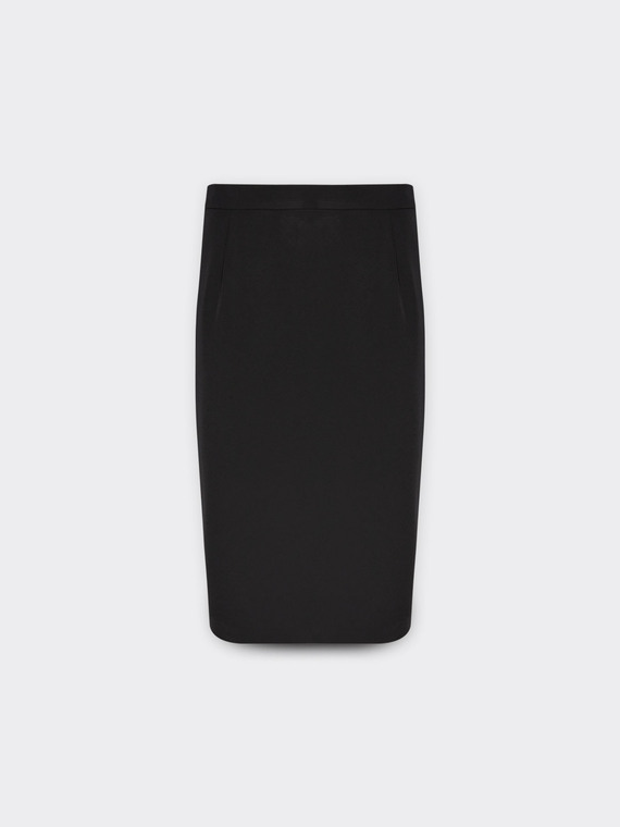 Stretch fabric skirt