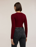 Cardigan a coste in maglia image number 1