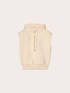Ärmelloses Sweatshirt mit Schmuck-Kordelzug image number 4