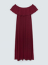 Robe longue Chill &agrave; &eacute;paules d&eacute;nud&eacute;es avec volants image number 1