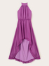Asymmetric long dress with open back image number 4
