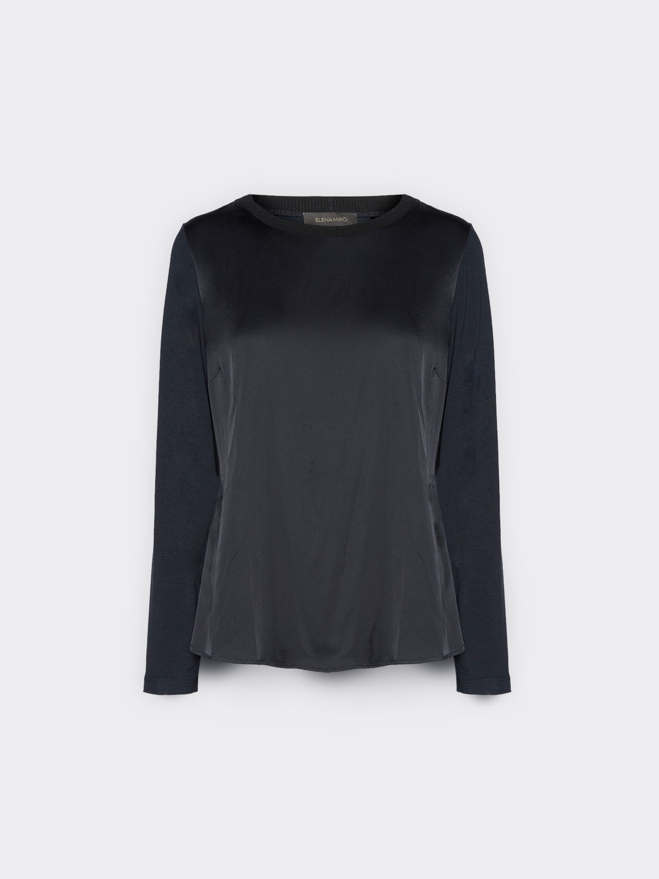 T-shirt in due tessuti image number 4