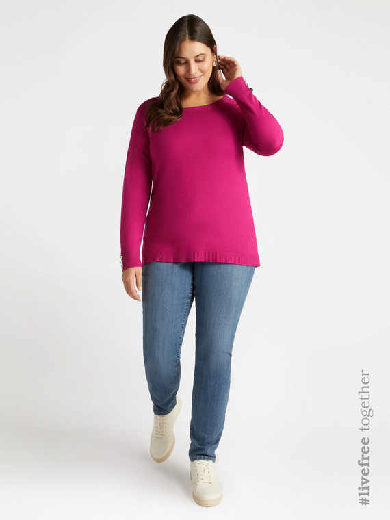 Pullover mit Viskose LENZING™ ECOVERO™