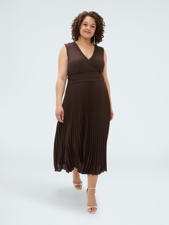 Vestito Dream in georgette pliss&eacute;