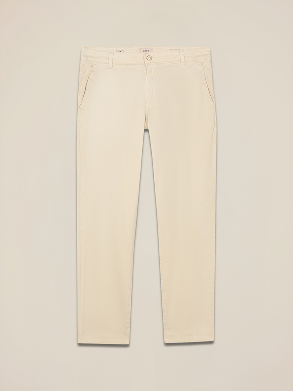 Pantaloni chino din amestec de tencel
