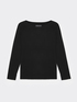 Basic sweater with boat neck image number 4