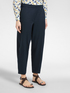 Stretch cotton balloon trousers image number 2