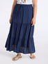 Long flounced skirt image number 0
