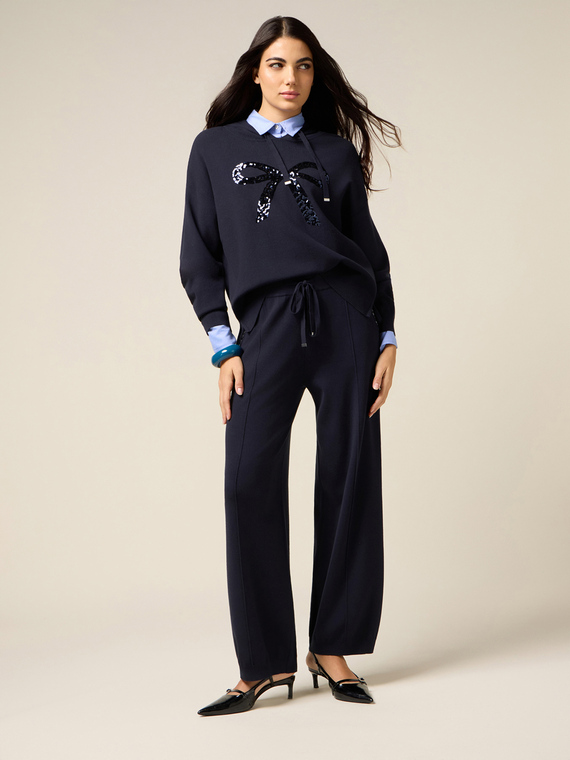 Pantaloni joggers in maglia