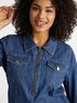 Stretch denim dress image number 3
