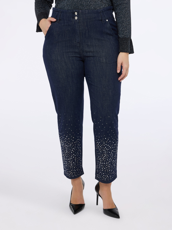 Balloon Jeans with luminous applications