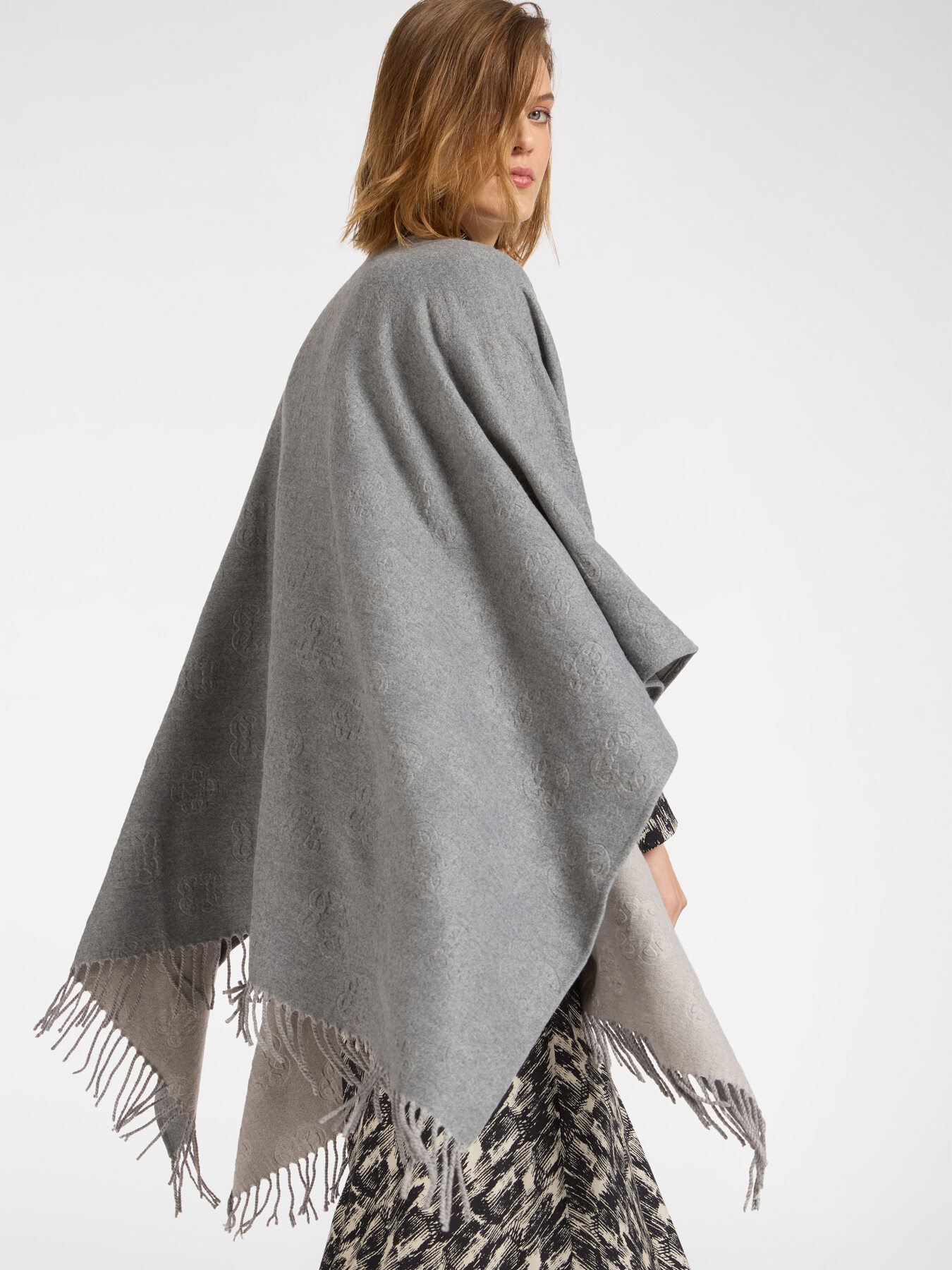 Reversible Monogram Cape image number 1