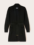 Cardigan lungo con cintura image number 4